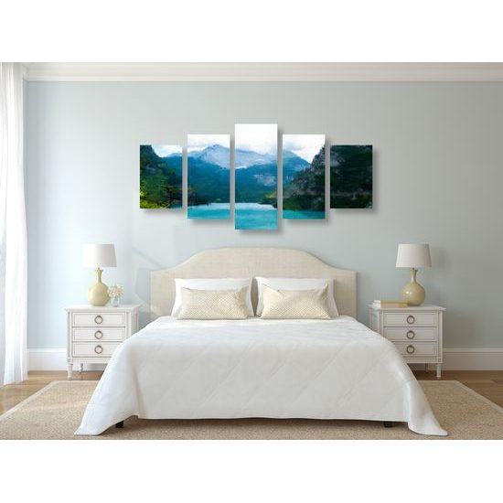 5-dielny obraz dychberúca horská scenéria
