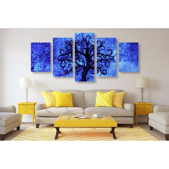 5-dielny obraz strom života v nekonečnom vesmíre