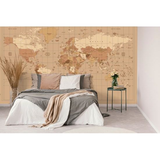 Tapeta stará mapa sveta