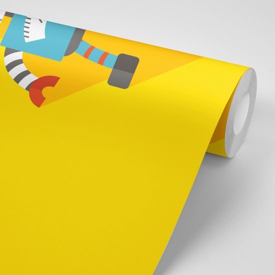 Tapeta zábavný robot