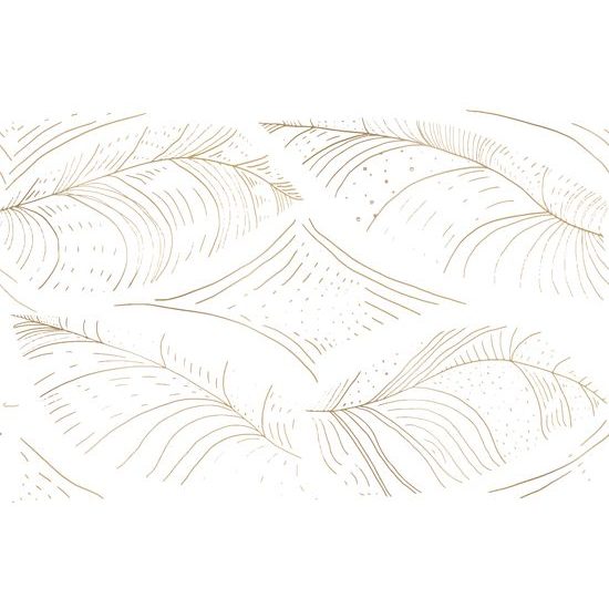 Samolepiaca tapeta jemné zobrazenie listu