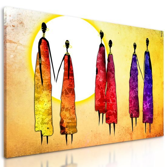 Obraz africký kmeň