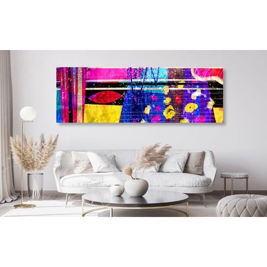 Obraz abstraktný výbuch farieb a vzorov