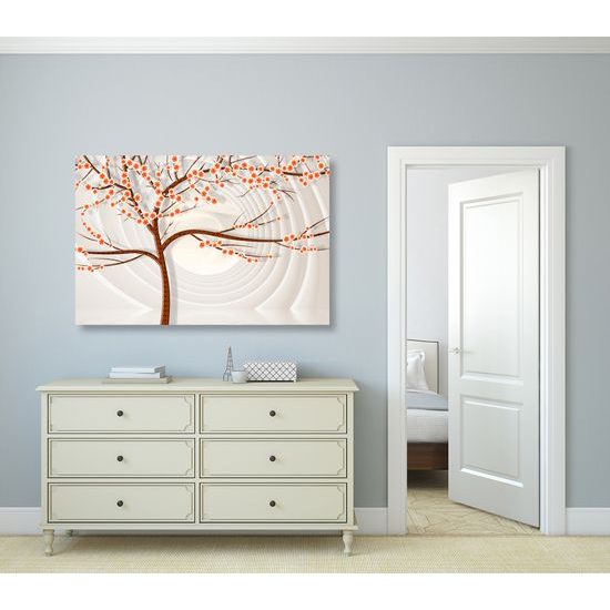 Obraz sakura na jemným pozadím