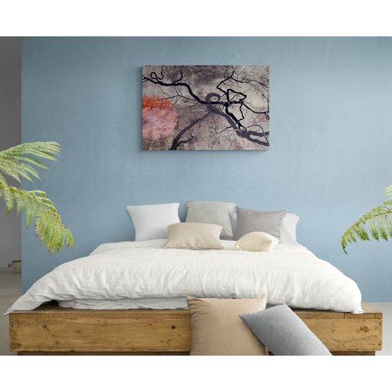 Obraz temné konáre stromu