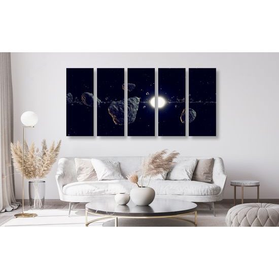 5-dielny obraz asteroidy