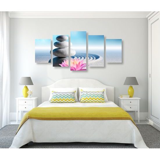 5-dielny obraz Zen zátišie