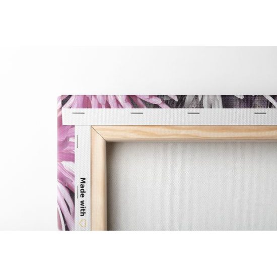 Obraz nádherné kvety s tajomným pozadím