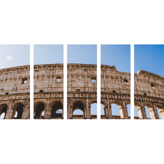 5-dielny obraz nádherné Koloseum