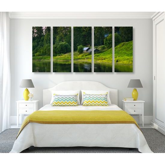 5-dielny obraz ukľudnujúca príroda