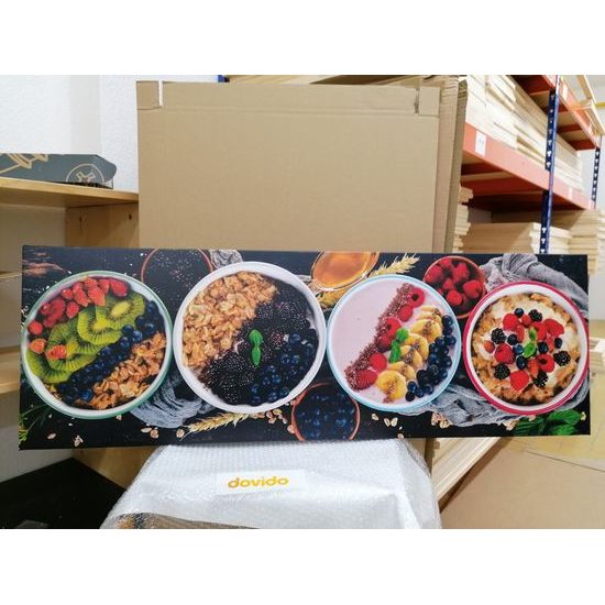 Obraz zdravé fitness raňajky