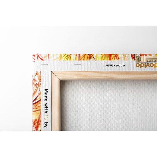 Obraz umelecká abstrakcia púpav