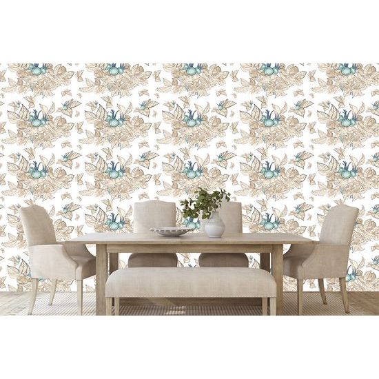 Tapeta kvety v jesennej záhradke