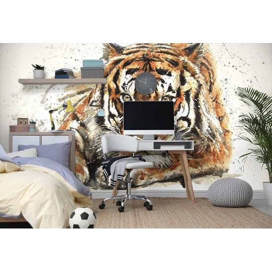 Samolepiaca tapeta maľba bengálskeho tigra