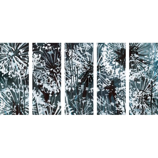 5-dielny obraz tajomné púpavy