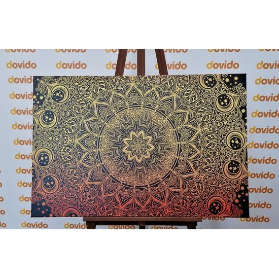 Obraz nádherná Mandala v zlatej farbe