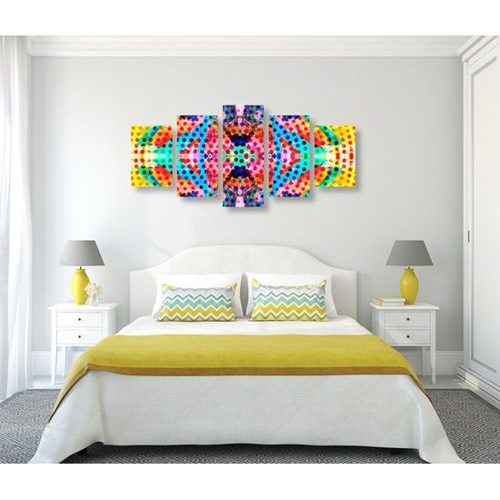 5-dielny obraz grafické umelecké dielo