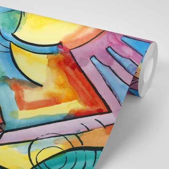 Samolepiaca tapeta jedinečnosť abstraktného umenia