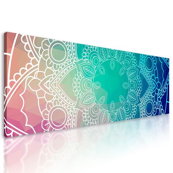 Obraz Mandala v pozitívnych farbách