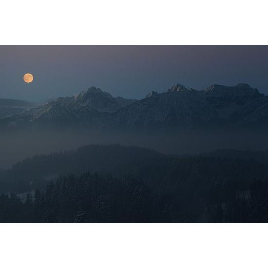 Samolepiaca fototapeta tajomný spln mesiaca