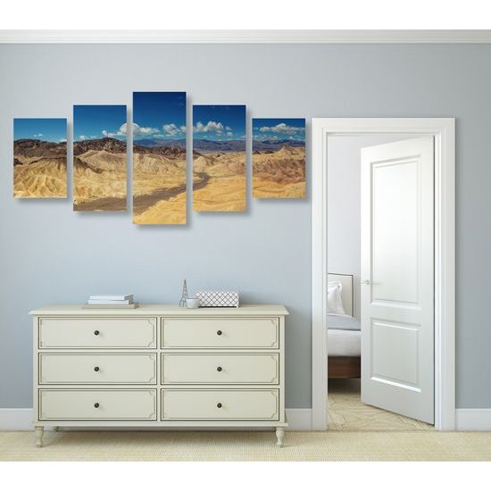 5-dielny obraz púštne duny