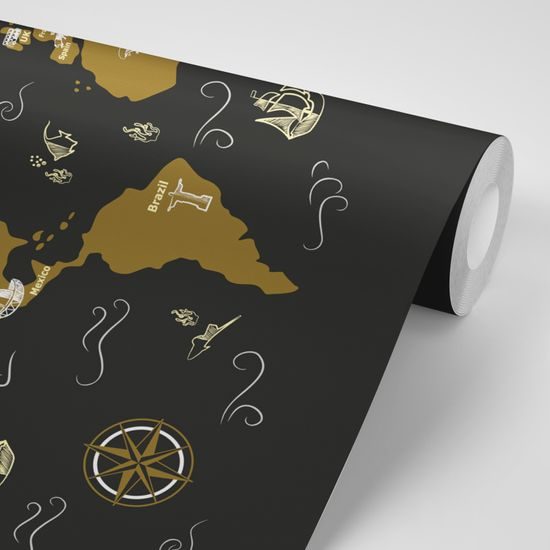 Tapeta dobrodrúžna mapa sveta