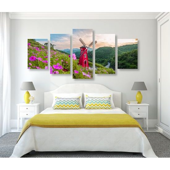 5-dielny obraz kúzelná krajina