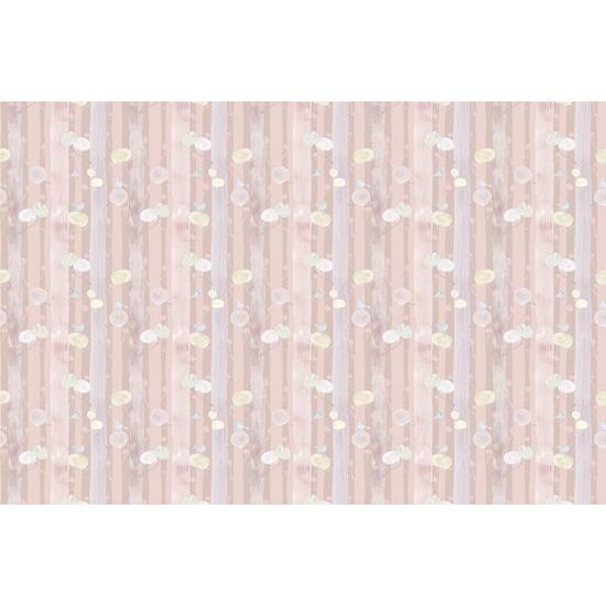 Samolepiaca tapeta vtáčiky na konároch na ružovom pozadí