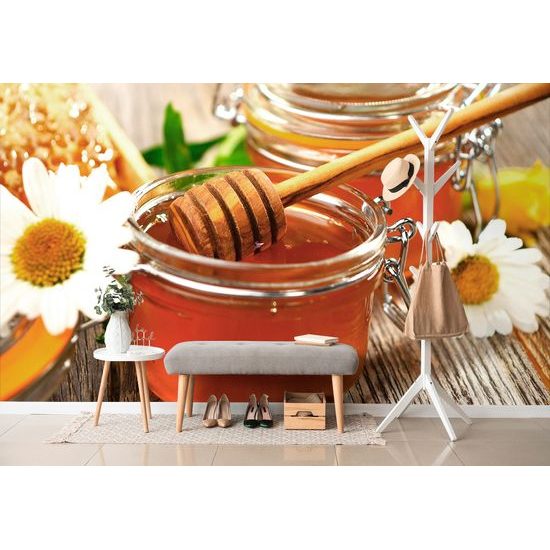 Samolepiaca fototapeta medové zátišie