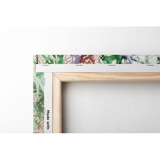 Obraz farebné konáre stromu