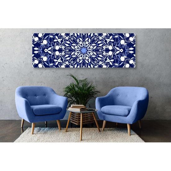 Obraz zaujimavá kvetinová Mandala