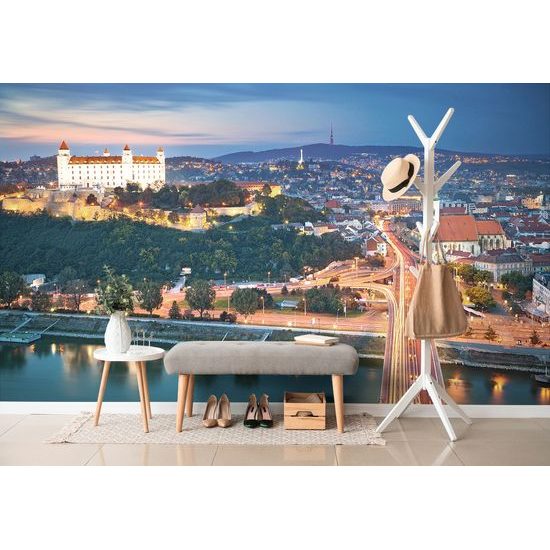 Fototapeta večerný pohľad na Bratislavu