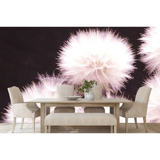 Samolepiaca fototapeta púpava s nádychom fialovej