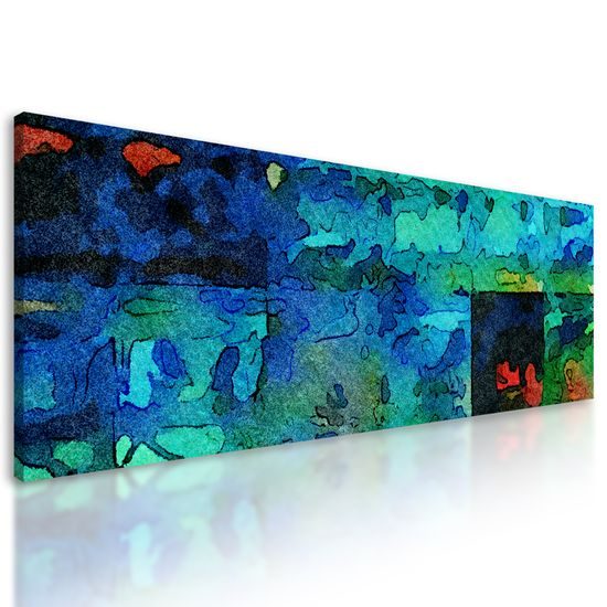 Obraz abstrakcia odtieňov modrej