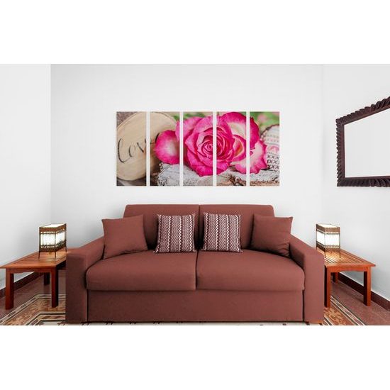 5-dielny obraz vyznanie lásky