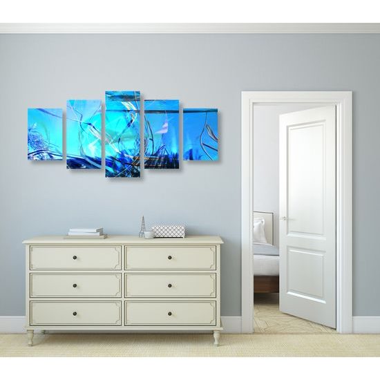 5-dielny obraz podmorský svet