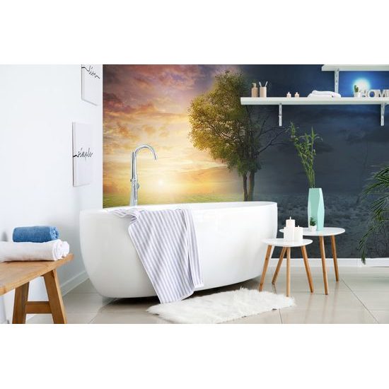 Samolepiaca tapeta spojenie dňa s nocou