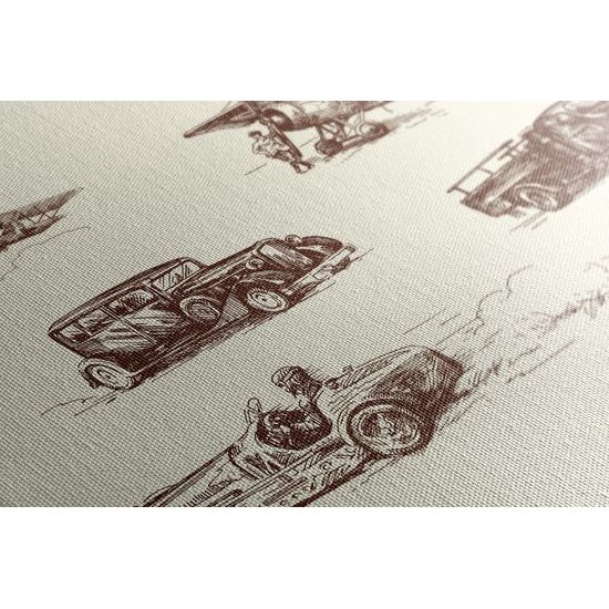 Obraz historické dopravné prostriedky