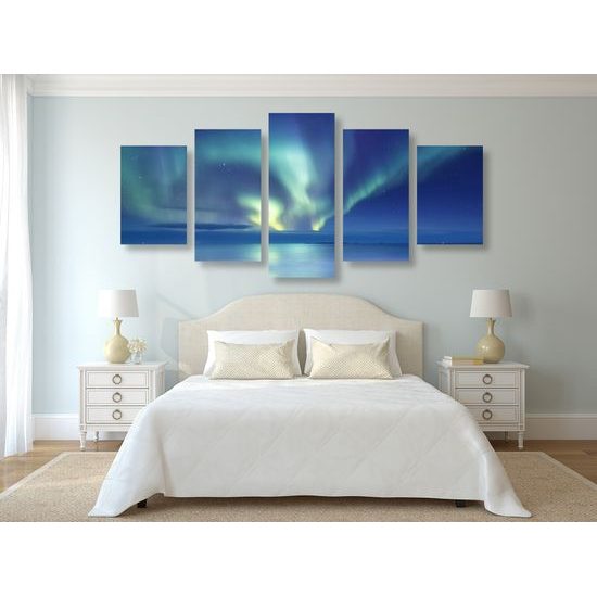 5-dielny obraz arktické prírodné divadlo