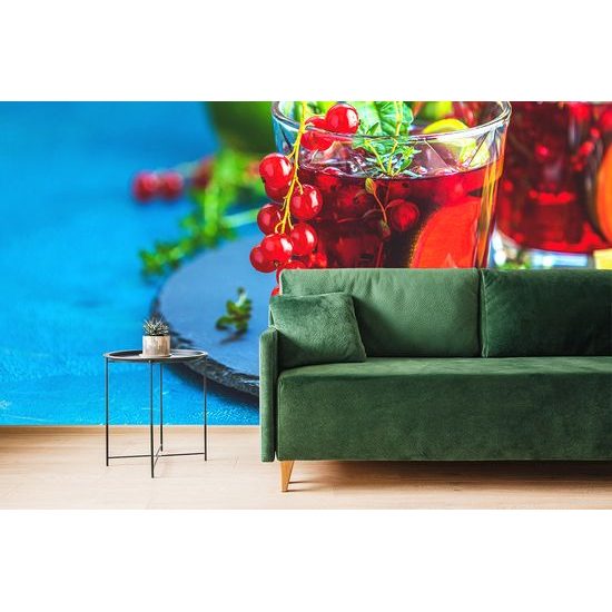 Samolepiaca fototapeta ovocný koktail