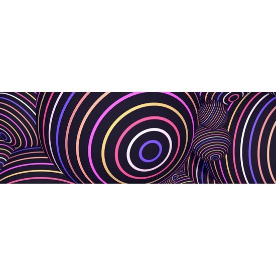 Obraz optická ilúzia tvorená guličkami