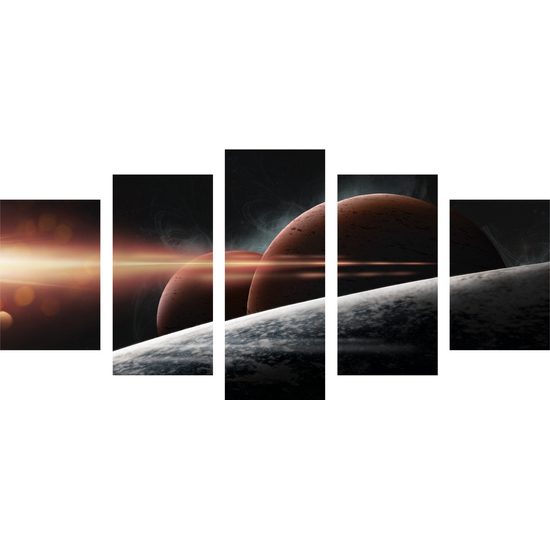 5-dielny obraz tajuplné planéty