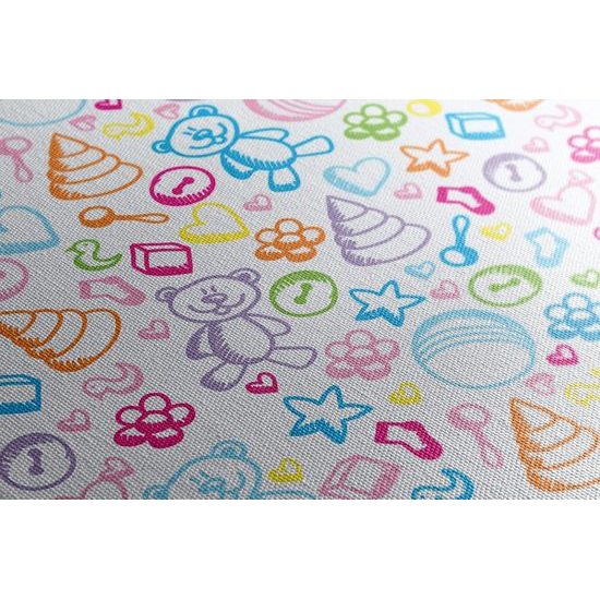 Obraz hračky v nádhernom farebnom prevedení