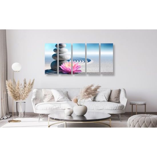 5-dielny obraz Zen zátišie