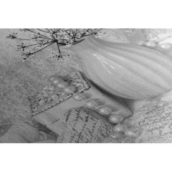 Obraz elegantné zátišie v čiernobielom prevedení