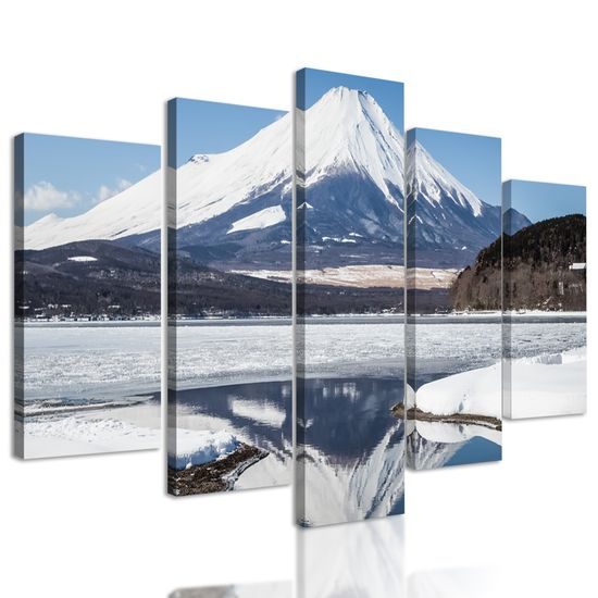 5-dielny obraz krása Japonskej prírody