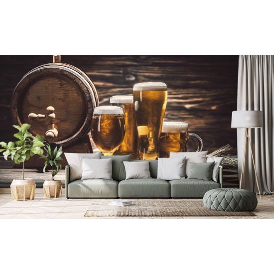 Samolepiaca fototapeta pivo z pivného súdka