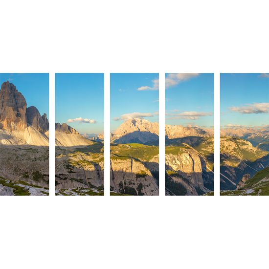 5-dielny obraz čarovný výhľad