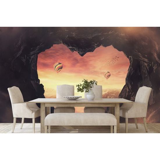 Očarujúca samolepiaca fototapeta výhľad na rozprávkovú krajinu