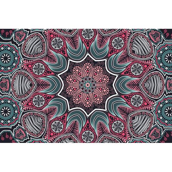 Samolepiaca tapeta kvetinová Mandala